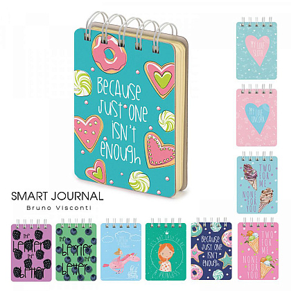 Блокнот "Smart Journal", A7, 108 листов, линованный, ассорти - 2