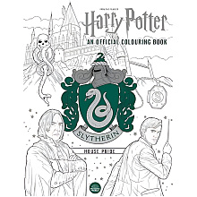Раскраска "Colouring Book. Harry Potter: Slytherin House Pride", (английский язык)