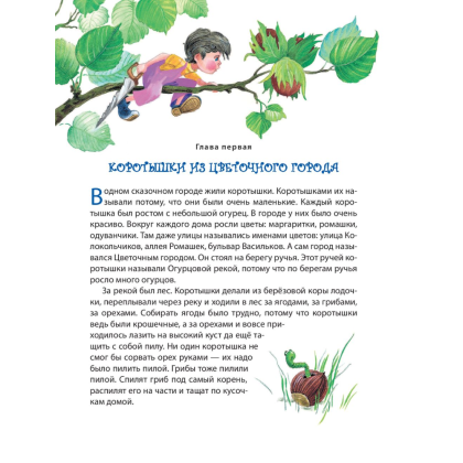 Книга "Приключения Незнайки и его друзей (ил. О. Зобниной)", Носов Н. - 2