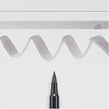 Маркер акварельный "Koi Color Brush", теплый светло-серый