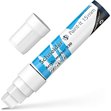 Маркер акриловый "Schneider Paint-It 330", белый
