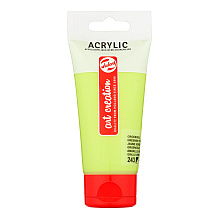 Краски акриловые "Talens art creation", 243 зелено-желтый, 75 мл, туба