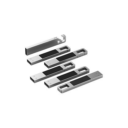 USB Flash накопитель 2.0 16 Gb ZC-010, металл, красный - 2