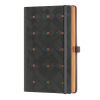 Блокнот Castelli Milano "Maya Copper", А5, 96 листов, линейка, черный, медный - 2