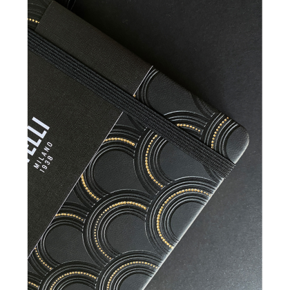 Блокнот Castelli Milano "Art Deco Gold", А5, 96 листов, линейка, черный, золотой - 7