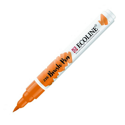 Маркер акварельный "Ecoline", 236 оранжевый светлый