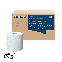 Бумага туалетная Tellus Комфорт TP9 SmartChoice, в мини-рулонах, 118,2 м, 2 слоя