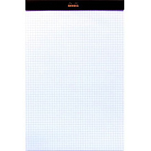 Блокнот "Rhodia", A4, 80 листов, клетка, черный