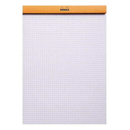 Блокнот "Rhodia", А4, 80 листов, клетка, оранжевый - 2