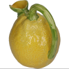 Ваза "Lemon", фаянс, желтый, зеленый - 2