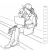 Раскраска "Раскраска для работы маркерами "Fashion Girl" (очки)" - 7