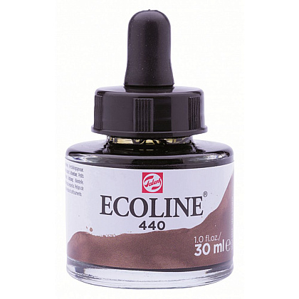 Жидкая акварель "ECOLINE", 440 темная сепия, 30 мл