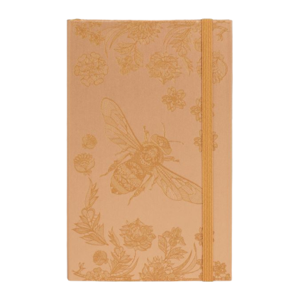 Блокнот "Lace bee", А5, 96 листов, линейка, песочный - 2