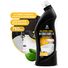 Средство чистящее для сантехники и кафеля "GLOSS Gel Professional", 750 мл