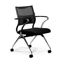 Кресло компьютерное ErgoLife Sit Air M4-290K, ткань, сетка, черный
