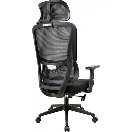 Кресло компьютерное EVERPROF Work, сетка, черный, пластик - 4