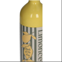 Ваза керамическая "Limoncello", 7.5х7.5х34 см, желтый