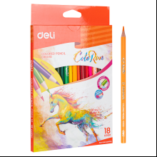 Цветные карандаши "ColoRun", 18 цветов