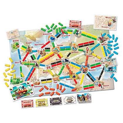 Игра настольная "Ticket to Ride Junior: Европа" - 7