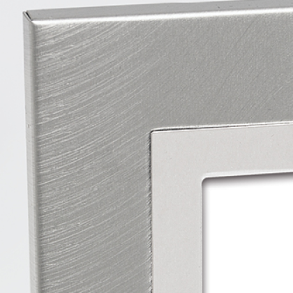 Фоторамка "WELS SILVER", 10х15 см,  металл со стеклом, серебристый - 2