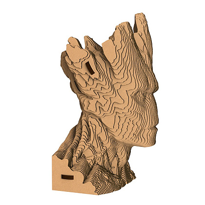 Пазл картонный 3D "Бюст Грут" - 2