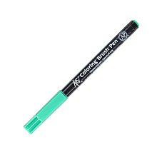 Маркер акварельный "Koi Color Brush", сине-зеленый