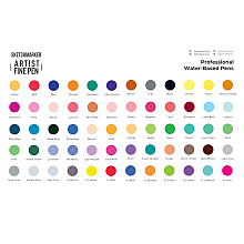 Ручка капиллярная "Sketchmarker", 0.4 мм, лимонный
