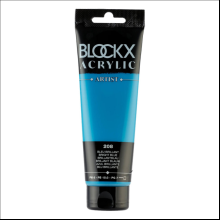 Краски акриловые "Blockx", 208 яркий синий, 120 мл
