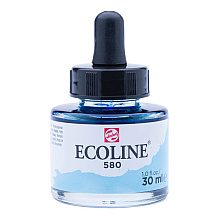 Жидкая акварель "ECOLINE", 580 голубой пастельный, 30 мл