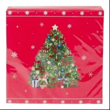 Салфетки бумажные "New Years Joy", 33х33 см, 12 шт