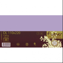 Конверт "Forever", 110x220 мм, 120г/м, лиловый 