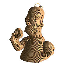 Пазл картонный 3D "Бюст Гомер"