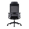 Кресло компьютерное SitZone E-VL002A, сетка, ткань, пластик, черный - 5
