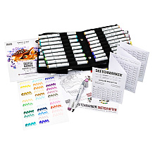 Набор маркеров перманентных двусторонних "Sketchmarker Basic 2", 36 шт.