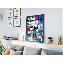 Картина по номерам "Kaws Hype"