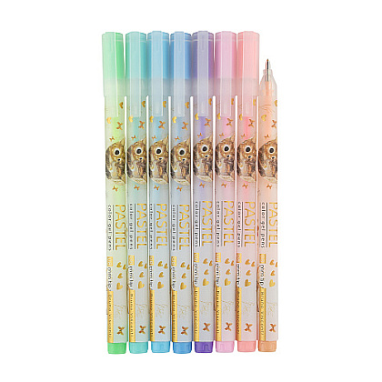 Набор гелевых ручек "Pastels. Котики. Счастье", 8 шт, разноцветный - 3