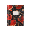 Блокнот "Flora. Гранат", A6, 80 листов, клетка, красный, черный - 2
