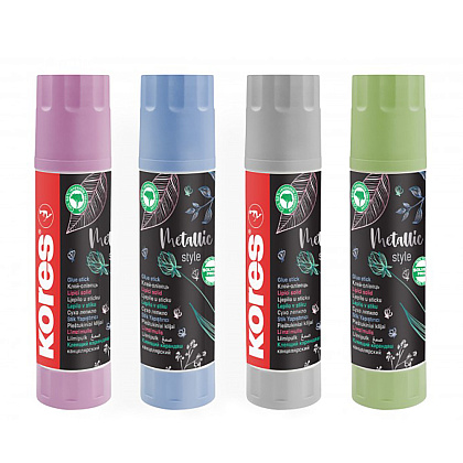 Клей-карандаш "Kores Metallic Style", 20 г