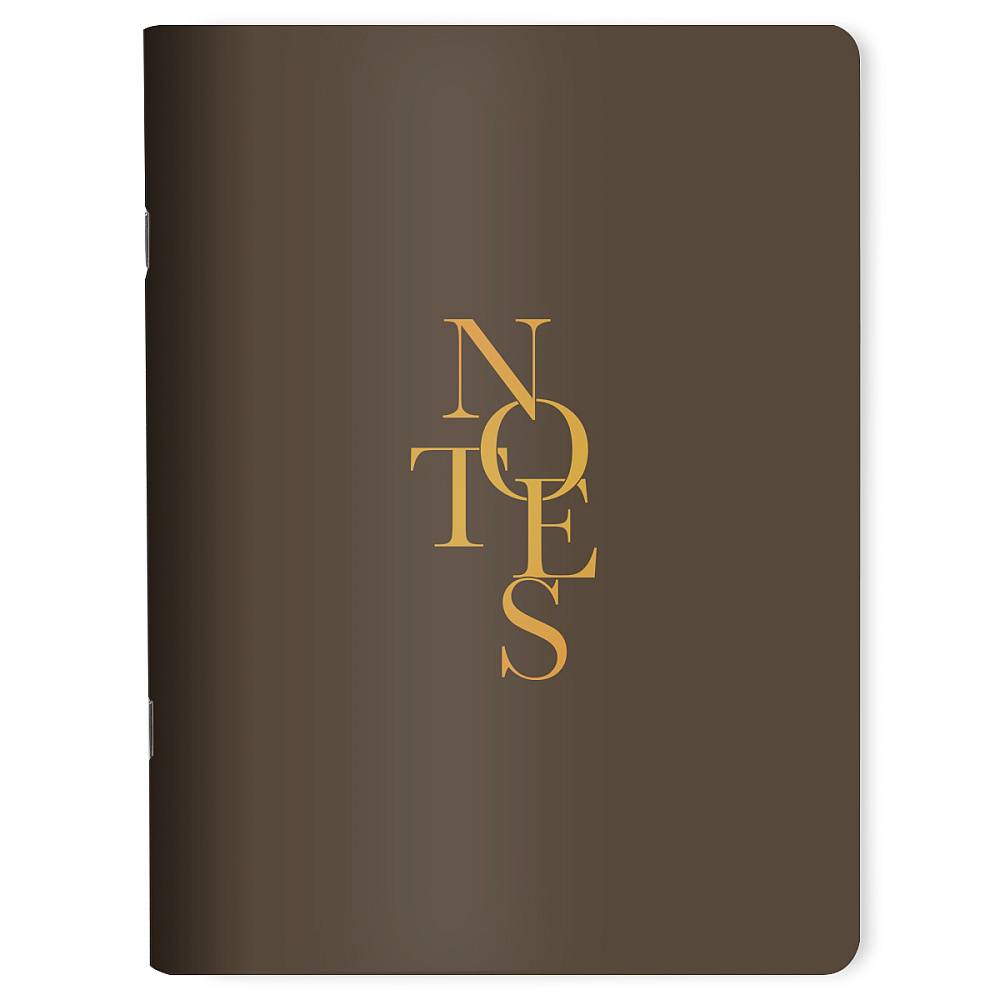 Тетрадь "Notes", А5, 48 листов, клетка, коричневый