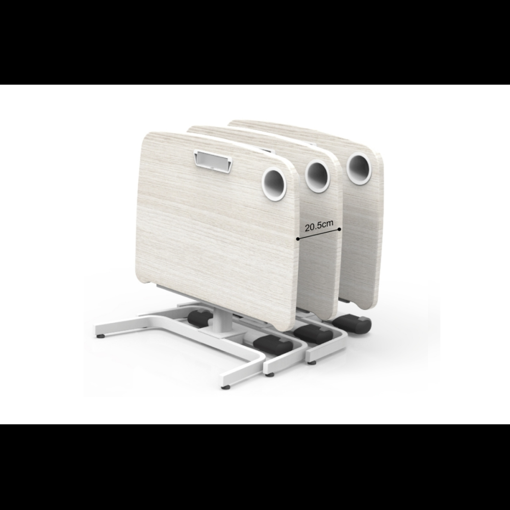 Стол Comf-Pro Coco Desk UR-83, 800х600х(540-755) мм, дуб белый - 3