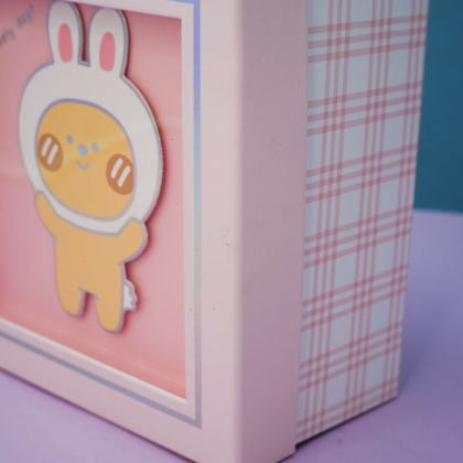 Коробка подарочная "Bunny hat", 19х19х9.5 см - 2