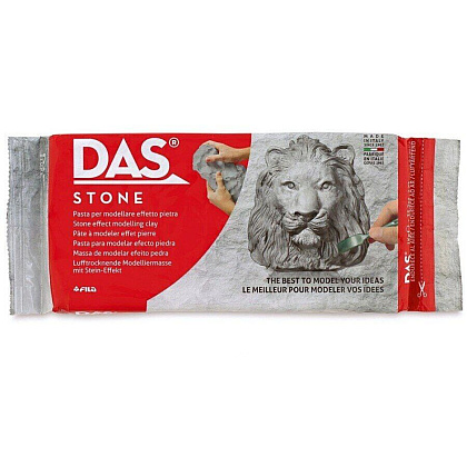 Паста для моделирования "DAS STONE", 1000 г, серый жемчуг