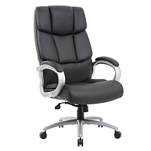 Кресло для руководителя BRABIX "Premium Blocks HD-008", экокожа, металл, черный