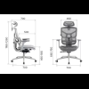 Кресло эргономичное EVERPROF Alfa, Grey, сетка, серый, металл, корпус серый - 7