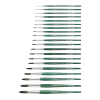 Кисть для рисования "Tintoretto Emerald", синтетика, круглая, №14 - 2