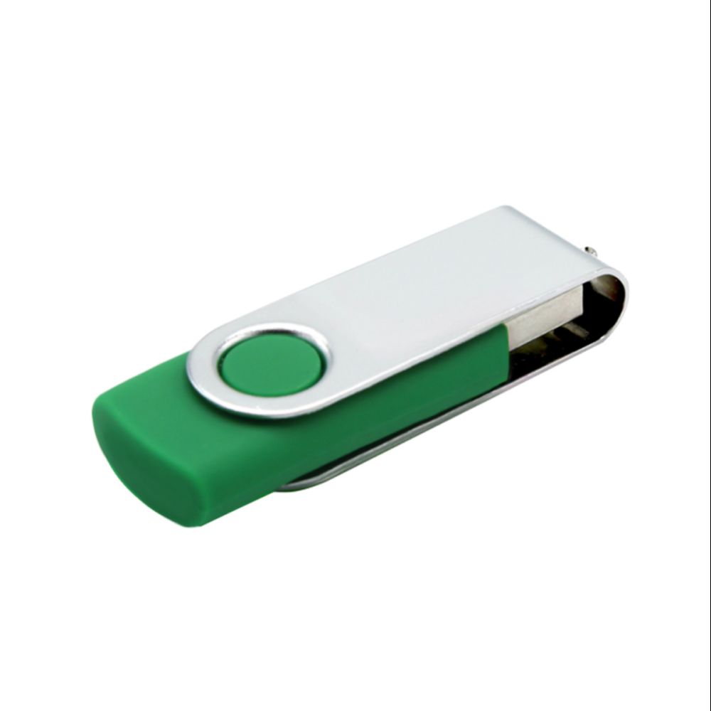 USB Flash 2.0 16 Gb VDF-008, пластик, метал, зеленый  