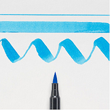 Маркер акварельный "Koi Color Brush", голубой