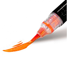 Маркер-кисть "Dual Metallic Brush" оранжевый металлик