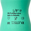 Перчатки латексные HQ Profiline, р-р L, с х/б покрытием, зеленый - 7