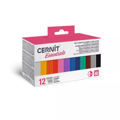 Полимерная глина Cernit "Basic", 12 цветов, 25 г